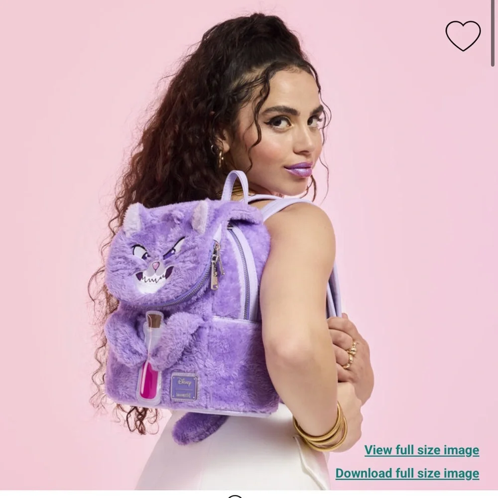 Loungefly The Emperor's New Groove Yzma Cat Plush Cosplay Mini Backpack